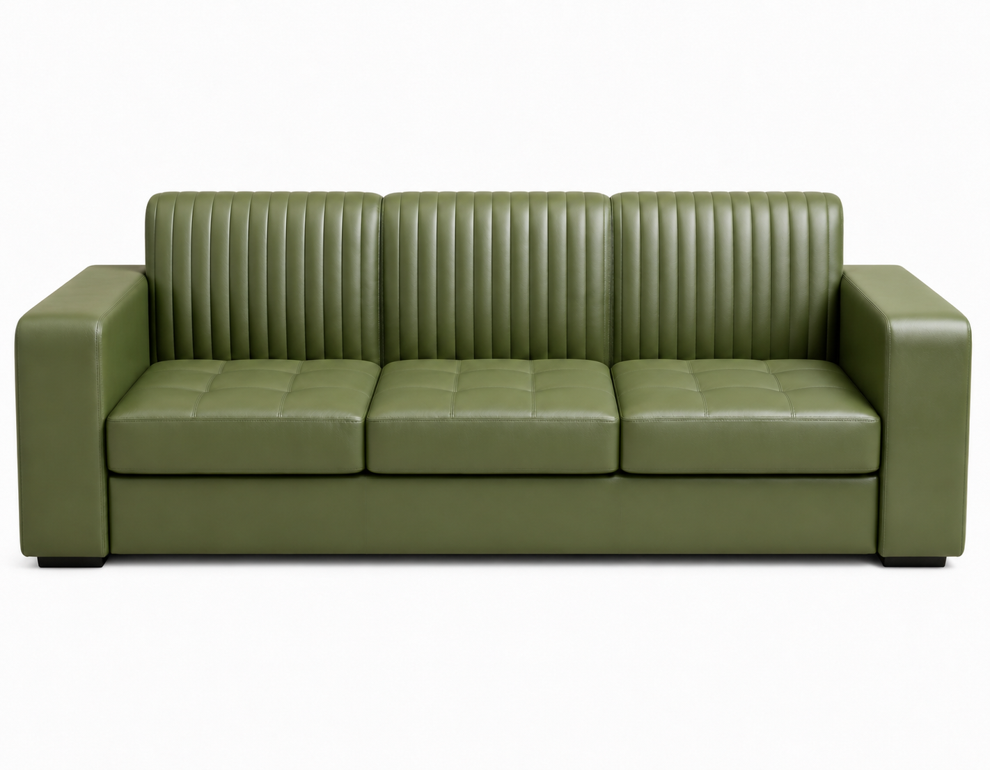 Modern Grey 3-Seater Sofa view 3